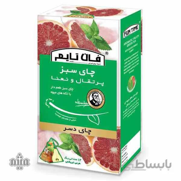 چای فان تایم پرتقال نعنا