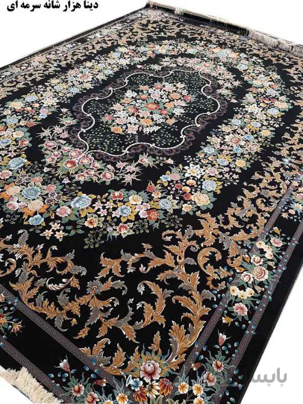 فرش کلاسیک 1000 شانه طرح دینا