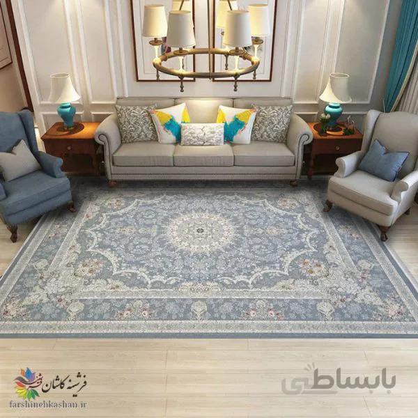 فرش قصرطلایی فیلی 1500 شانه گل برجسته