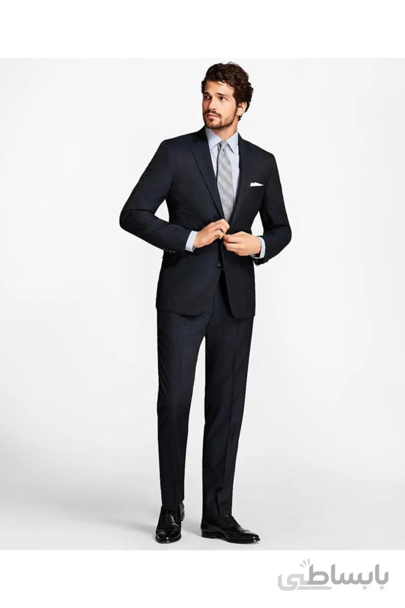 کت شلوار اورجینال برند BROOKS BROTHERS رنگ لاجوردی کد ty53605630