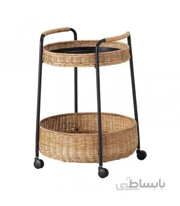 ترولی چرخ دار ایکیا مدل LUBBAN