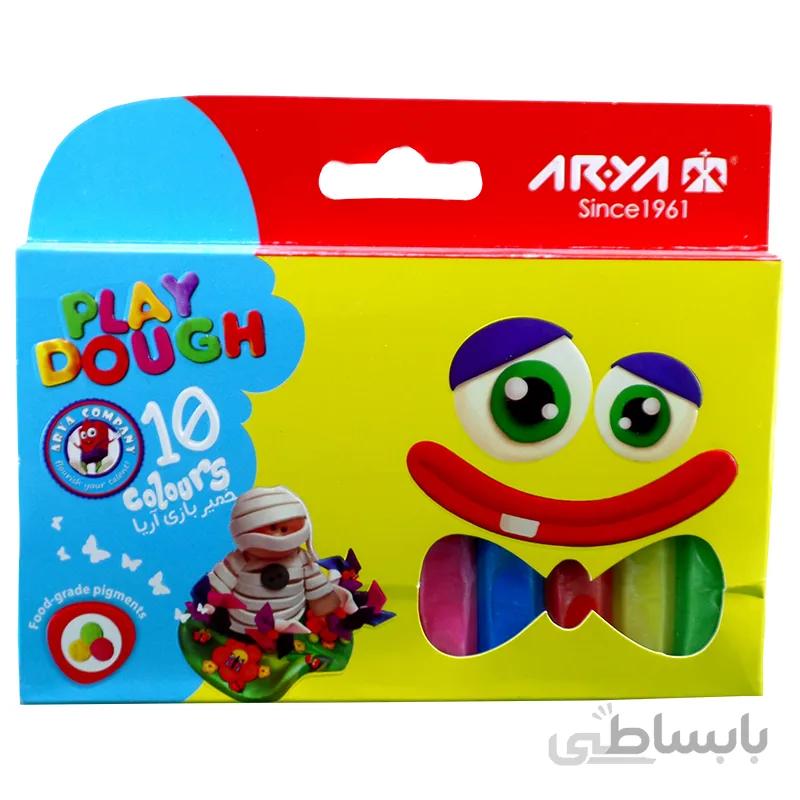 خمیربازی 10 رنگ آریا مدل 1048