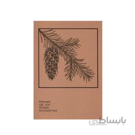کاغذ کرافت 120 گرم A4 بسته 50 برگی