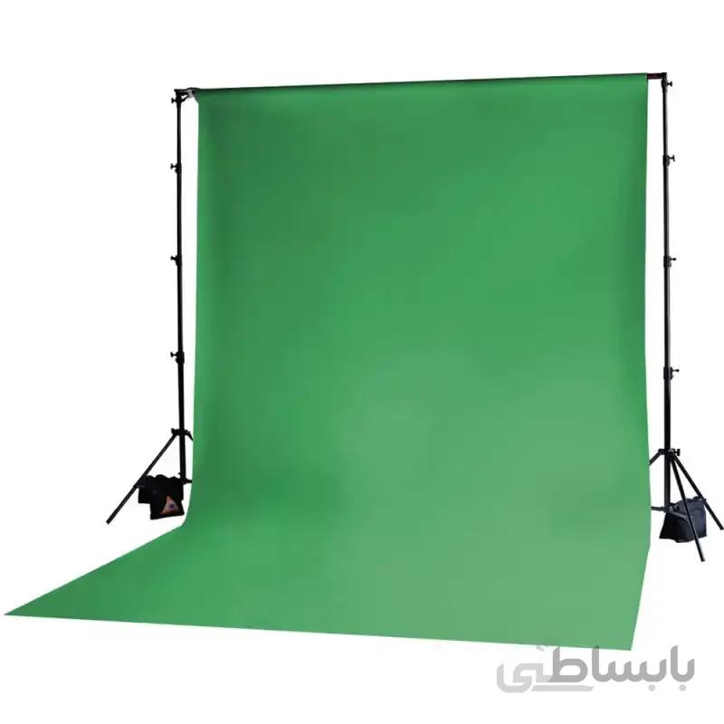 فون عکاسی (پرده عکاسی) سبز ۲×۳ پارچه‌ ای شطرنجی سوزنی