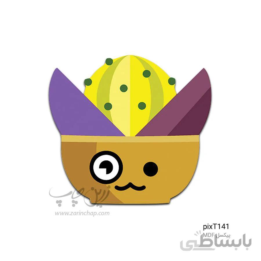 پیکسل MDF طرح کاکتوس PixT141
