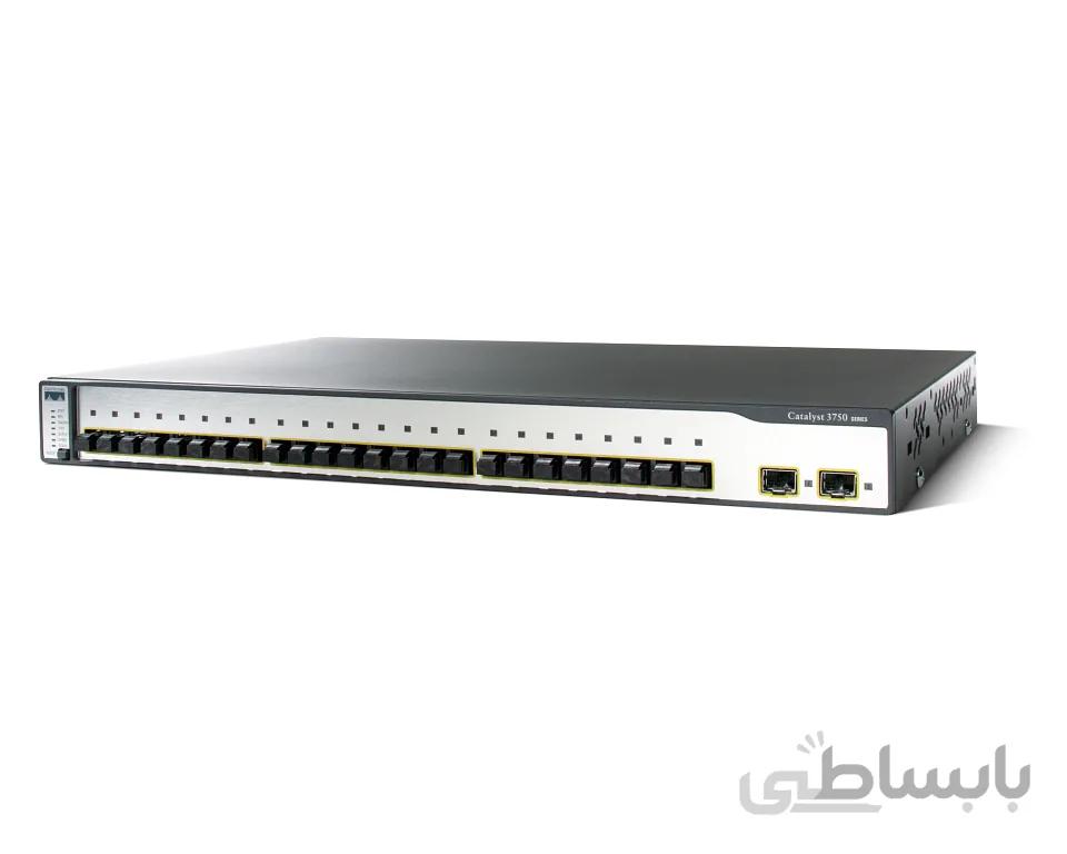 سوئیچ سیسکو Cisco C3750-24TS-S آکبند
