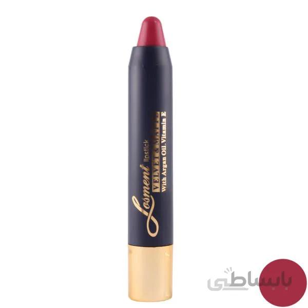 رژلب مدادی مات لوسمنت حاوی روغن آرگان شماره L602 ا Losment Matt Chubby Lip Stick with Argan oil L602