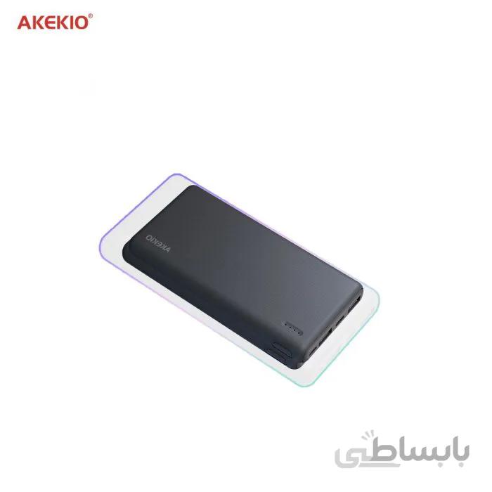 پاوربانک اککیو مدل ML10 ظرفیت 10000 میلی آمپر ساعت ا akekio power bank ML10 model 10000mAh