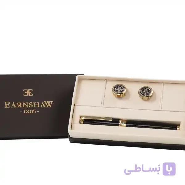 پک خودکار و کافلینک ارنشا Earnshaw Pen & Cufflinks