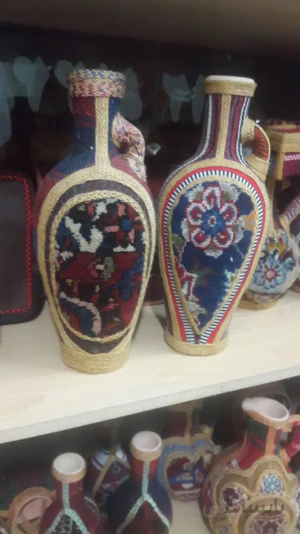 کوزه فرش دستبافت کد ۱۰۱۹۶۱