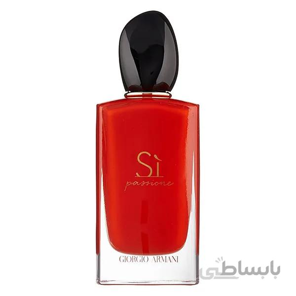 طرح اصل ادو پرفيوم زنانه جورجيو آرماني مدل Giorgio Armani SI Passione