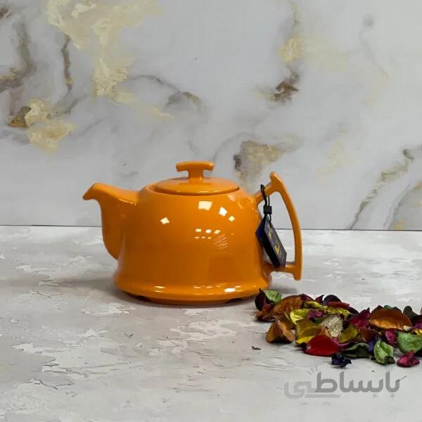 قوری شکس مدل توکا رنگ نارنجی