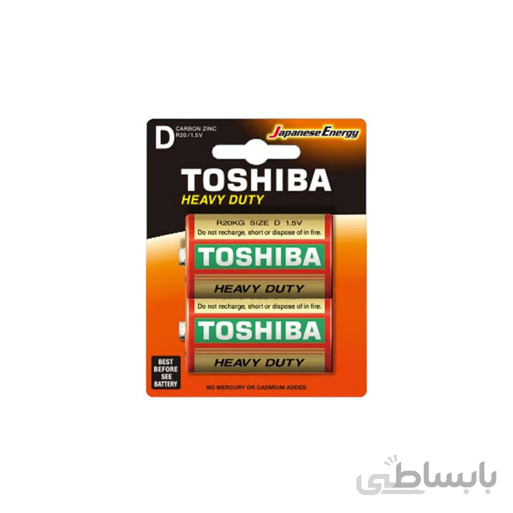 باطری هوی دیوتی توشیبا بزرگ بسته 2 عددی