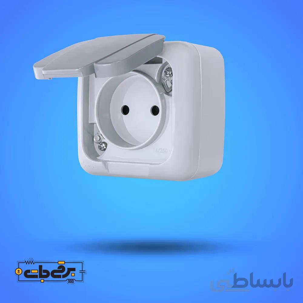 کلید و پریز روکار بارانی جهان الکتریک