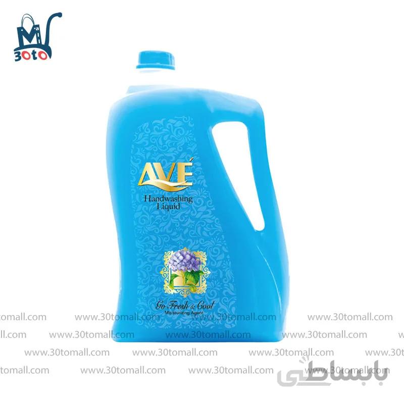 مایع دستشویی صدفی فیروزه ای اوه 3750 گرم