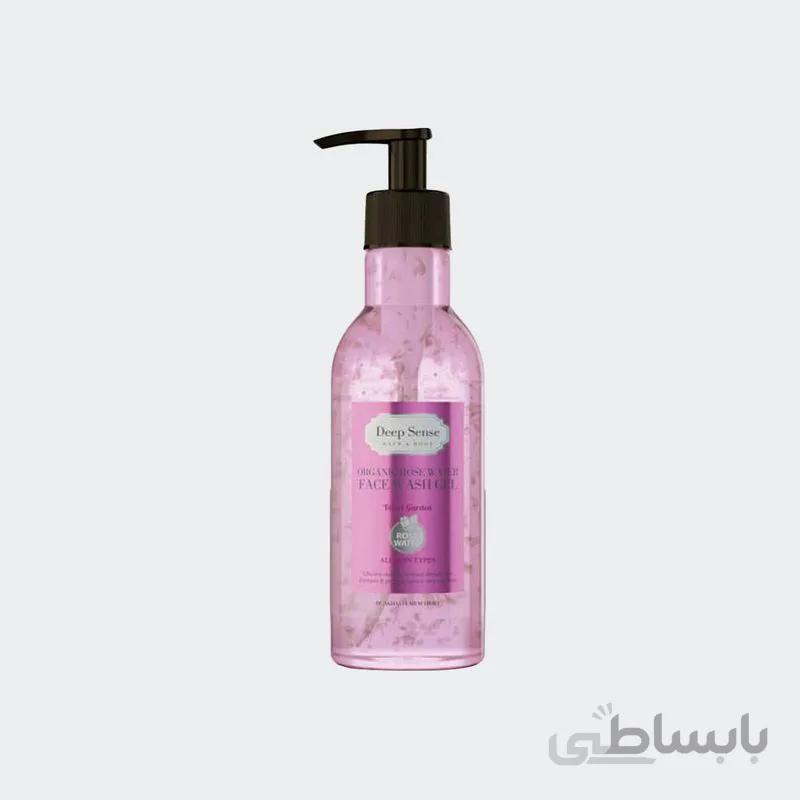 ژل ديپ سنس مناسب شستشوي صورت -گلاب مناسب انواع پوست
