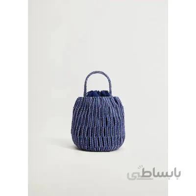 کیف دستی زنانه مانگو مدل بافتنی گره ای