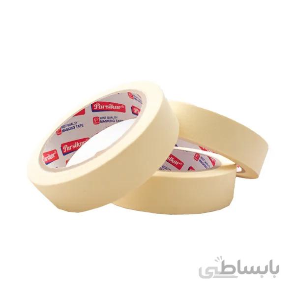 نوار چسب کاغذی 2.5 سانتی پارسیکار
