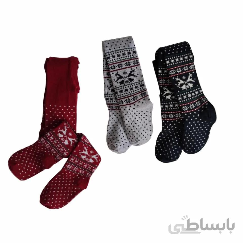 جوراب شلوری کریسمس