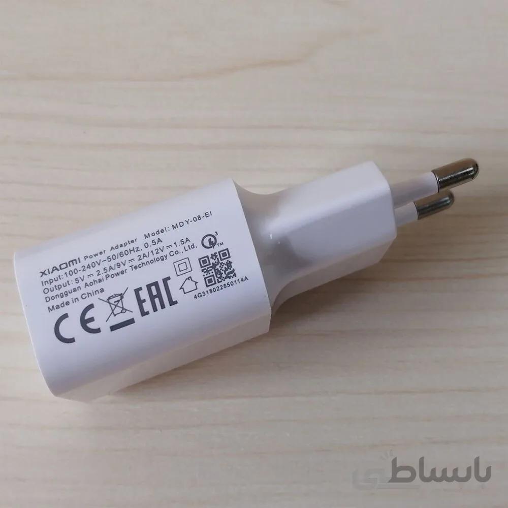 سری شارژر اورجینال شیائومی مدل 4g318022850114a سوپرفست شیائومی Charger Xiaomi MDY-03-QF QC 3.0