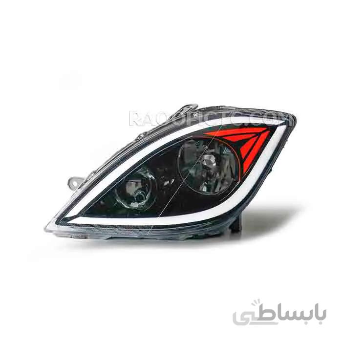چراغ جلو تیبا طرح چشمی