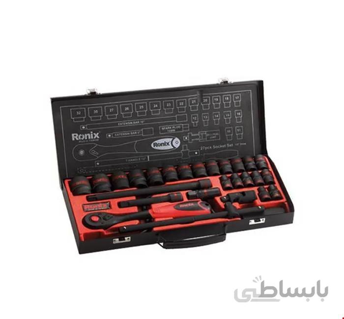 جعبه بکس 27 پارچ رونیکس12 پر مدل RH-2627