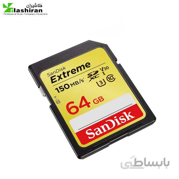 کارت حافظه با گارانتی SANDISK 64G 150MBps