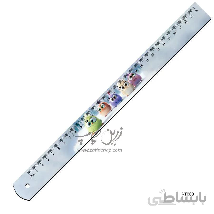 خط کش ۳۰ سانتی MDF طرح RT008