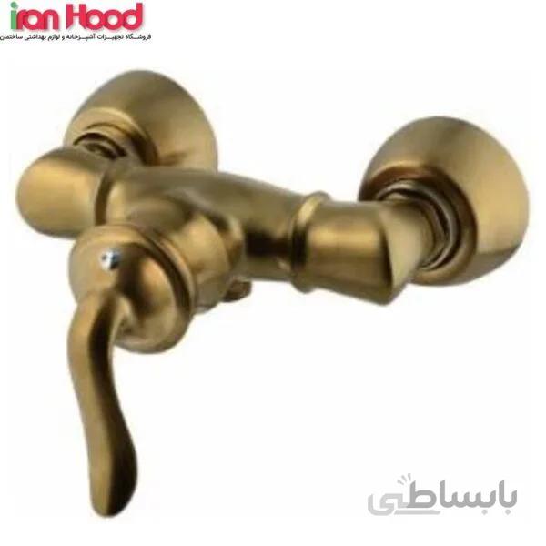 شیر توالت البرز روز مدل اسپیرال طلامات ا Alborzrooz gold mate-Spiral toilet tap