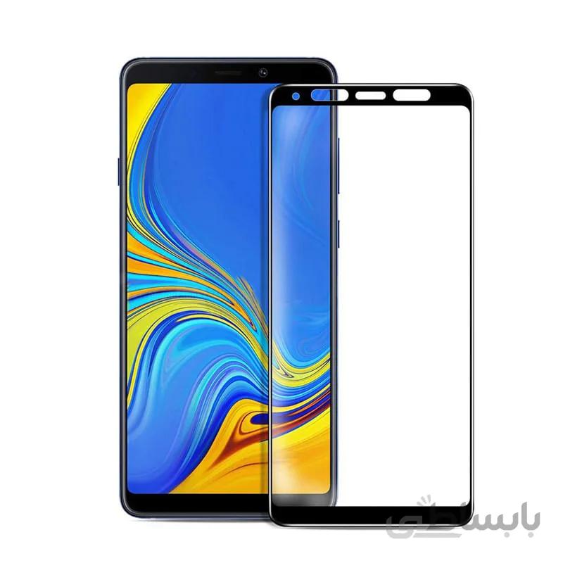 محافظ صفحه نمایش شیشه ای مدل Full Cover مناسب برای گوشی سامسونگ A9 2018