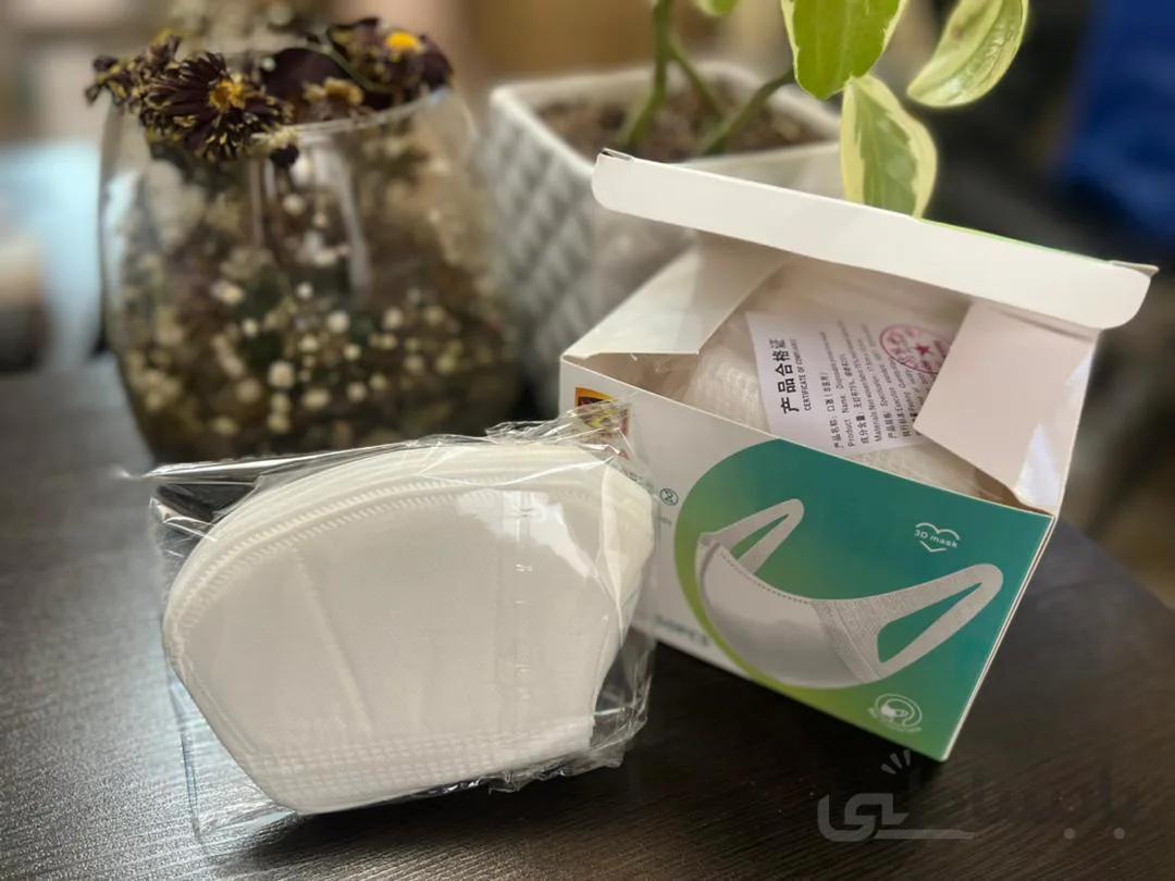 ماسک خفاشی 4 لایه پزشکی برند DADA بسته 50 عددی رنگ سفید