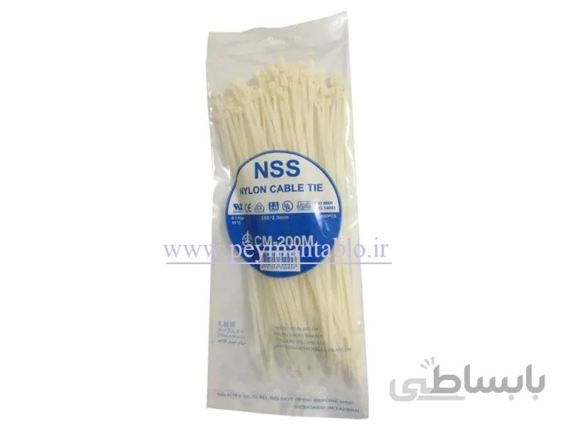بست کمربندی سایز 2.5*200 میلیمتر (NSS)