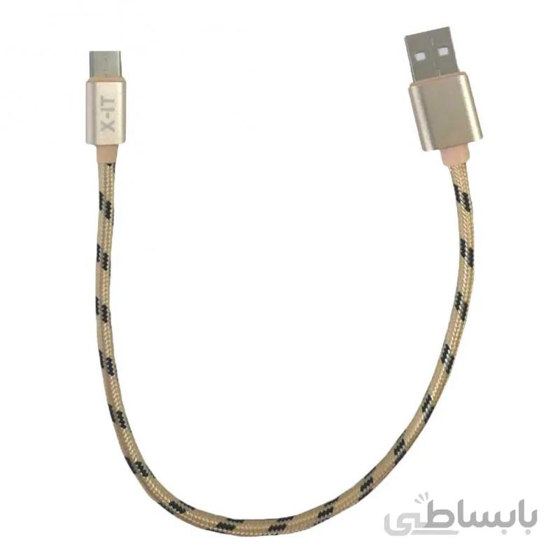 کابل USB-C پاوربانکی GBX مدل X-IT