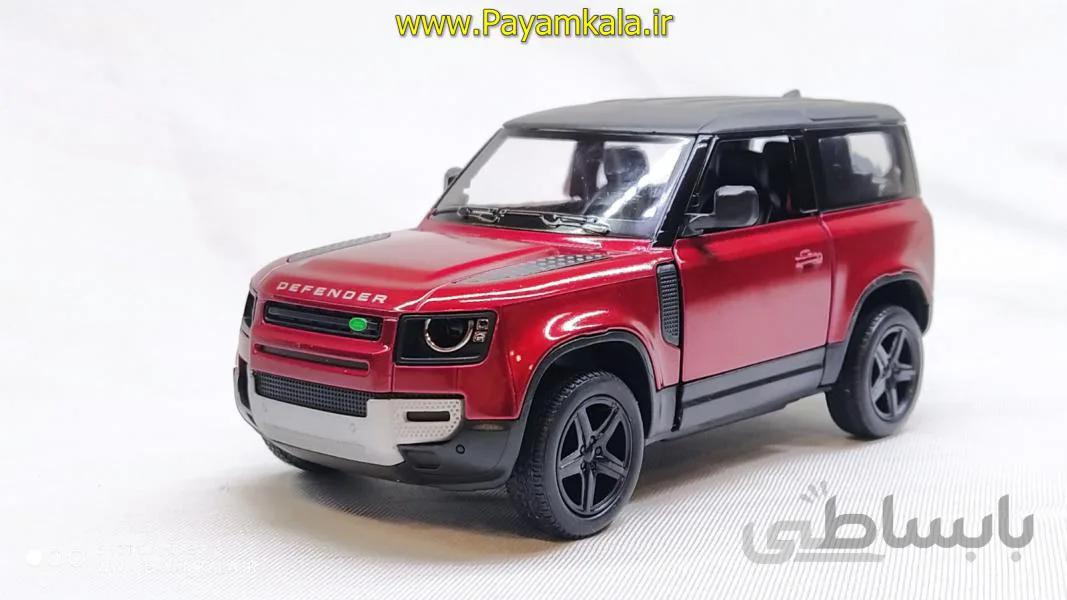ماشین فلزی لندرور (LANDROVER DEFENDER KINSMART) قرمز