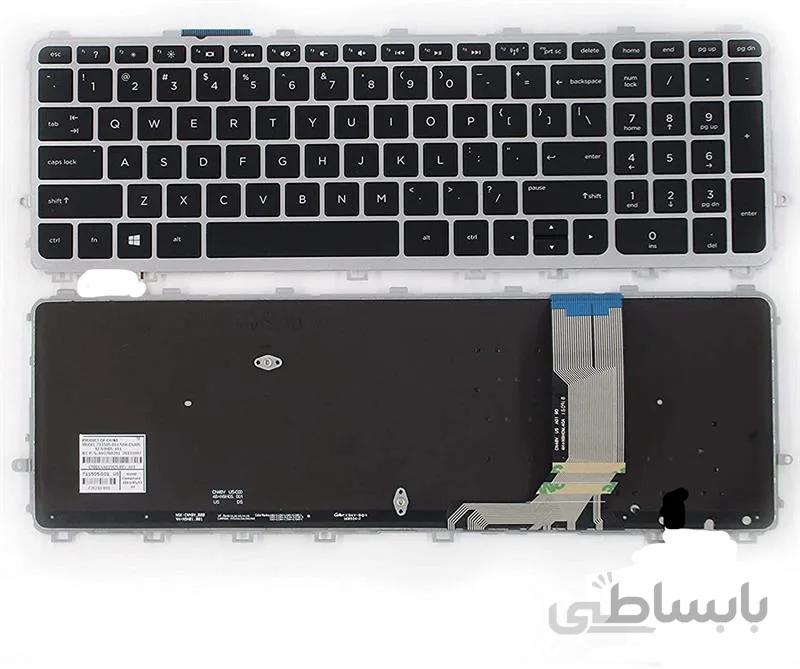کیبورد لپ تاپ اچ پی ENVY 15J ا KB HP Envy 15J/17J/15T-J000/15Z-J000/17T-J000 SILVER WF