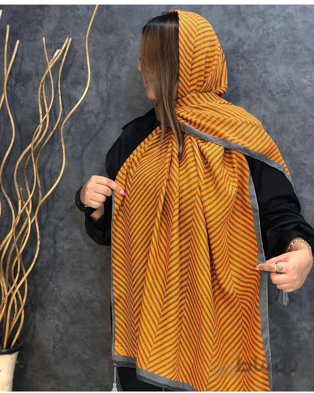 شال نخی منگوله دار کد 432768