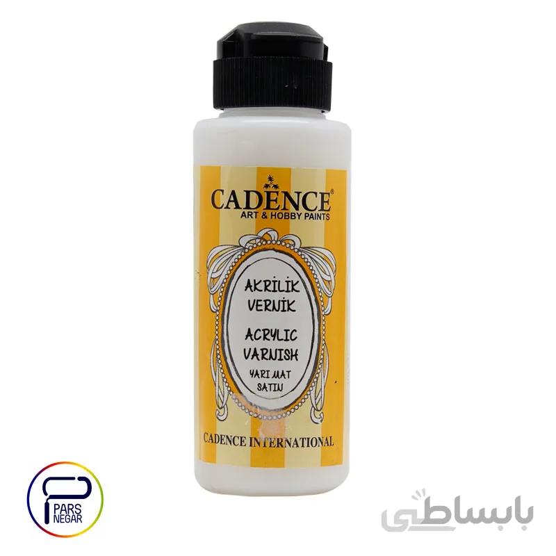 وارنیش اکریلیک نیمه مات کادنس ۱۲۰ میلی لیتر