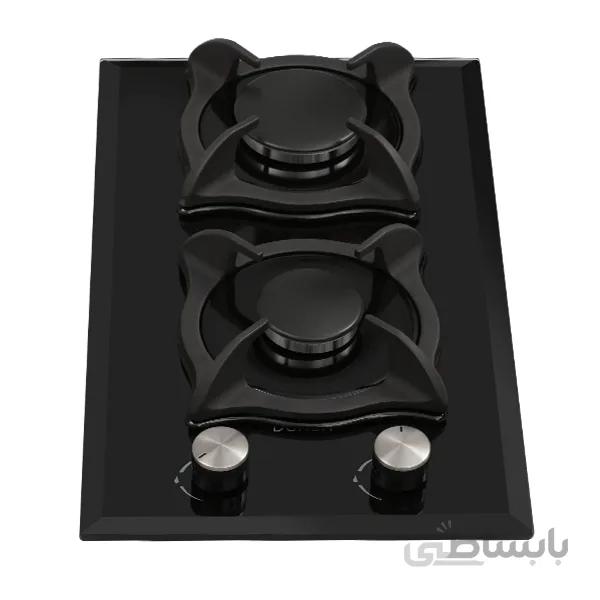 اجاق گاز دو شعله درسا مدل DG202 شیشه مشکی(ارسال رایگان) ا Dorsa Domino DG202 Gas Hob