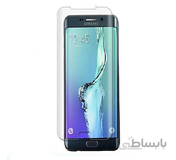 بهترین گلس گوشی سامسونگ S6 Edge محافظ صفحه نمایش شیشه ای سامسونگ اس 6 اج تمام صفحه با پوشش کامل مدل یو وی UV Nano Glass Samsung Galaxy S6 edge