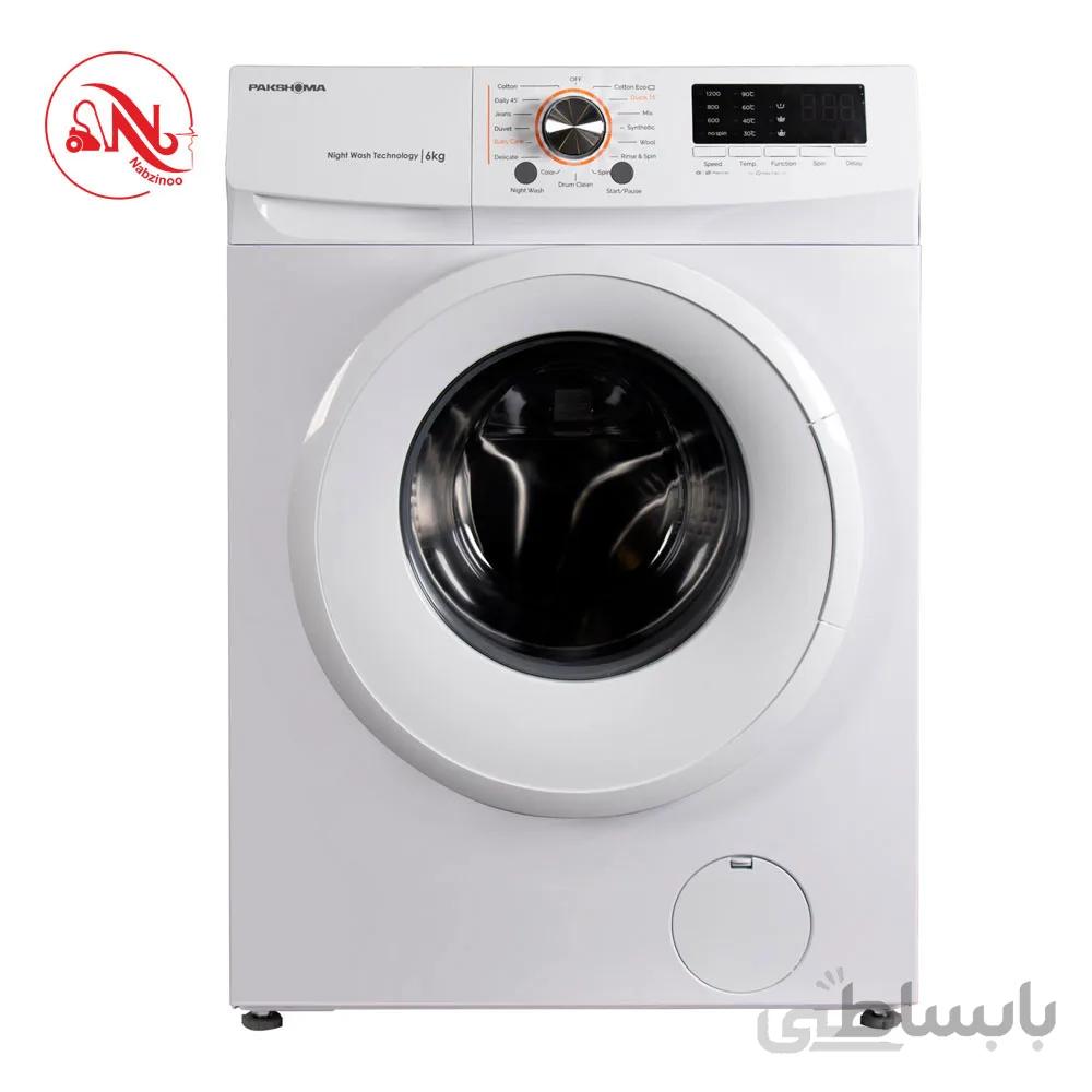 ماشین لباسشویی پاکشوما مدل TFU-63100 ا Pakshoma TFU-63100 Washing Machine 6Kg