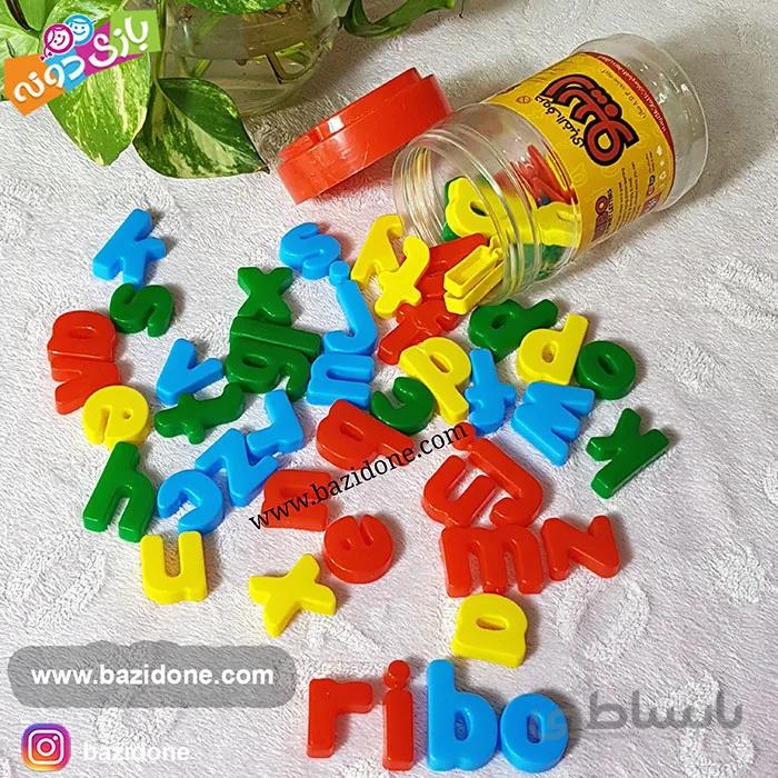 حروف الفبای انگلیسی ریبو RIBO