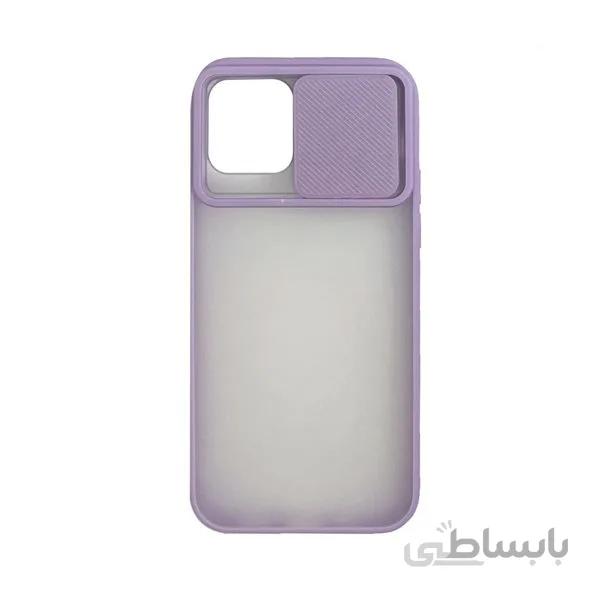 قاب پشت مات محافظ لنزدار کشویی گوشی iPhone 12 /12 pro