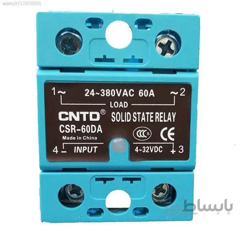رله جامد SSR تک فاز 60 آمپر CNTD مدل CSR-60DA