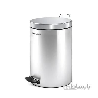 سطل پدالی 12 لیتری Brasiana - درب استیل