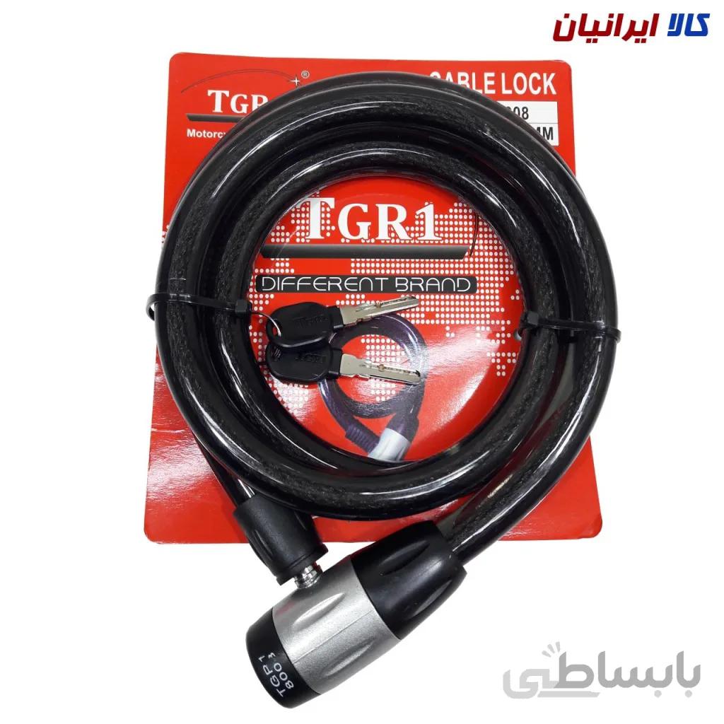 قفل سیم بکسلی موتور و دوچرخه 18 در 150