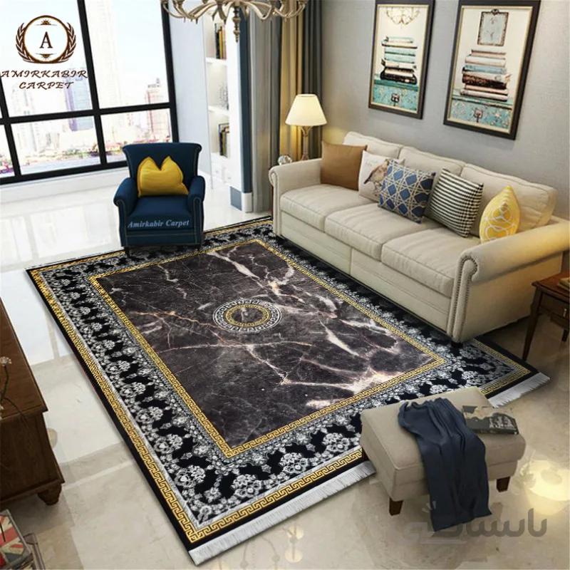 فرش ماشینی طرح سنگی 700 شانه