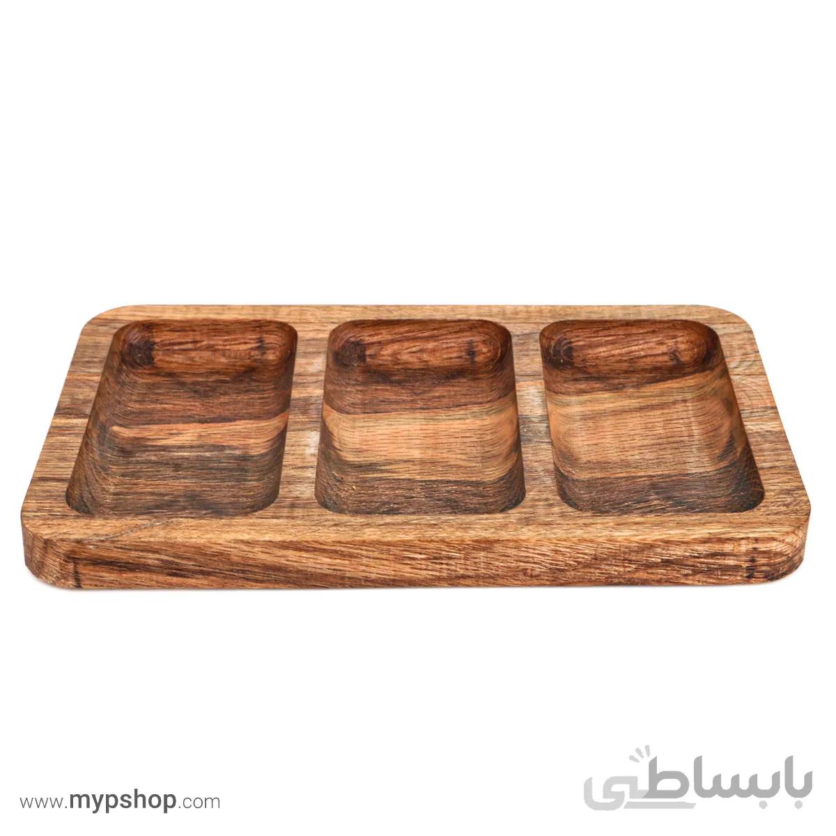 اردوخوری سه تکه چوبی کدA2 (چوب ممرز)
