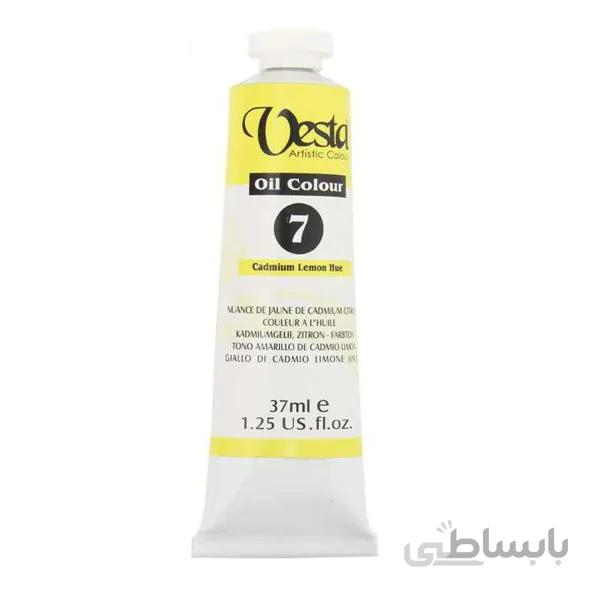 رنگ روغن وستا 37 میل کد 7 cadminm lemon hue