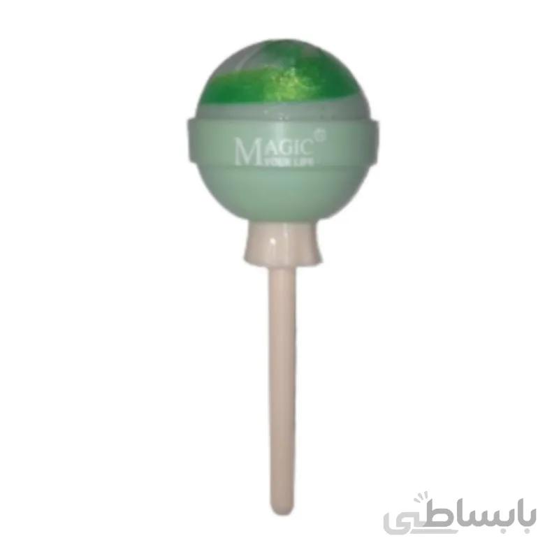 برق لب مایع مدل آب نبات چوبی