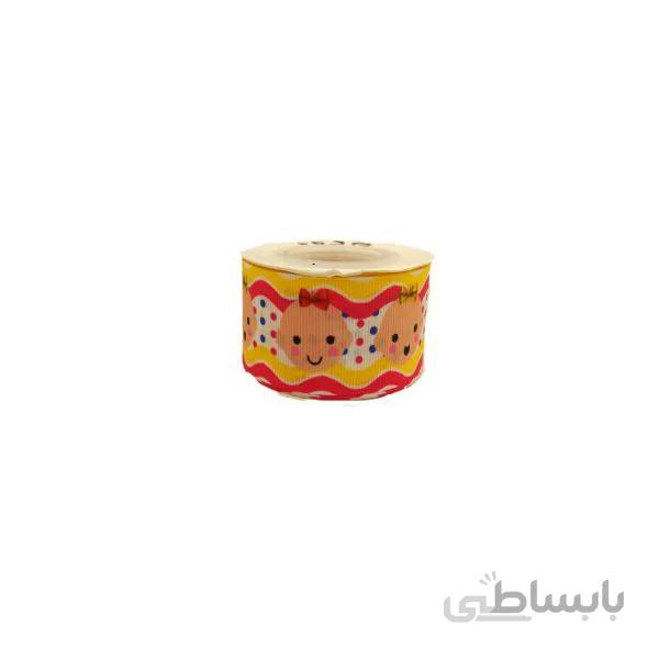 روبان گروگن 4 سانت طرح دار متری کد 3117G